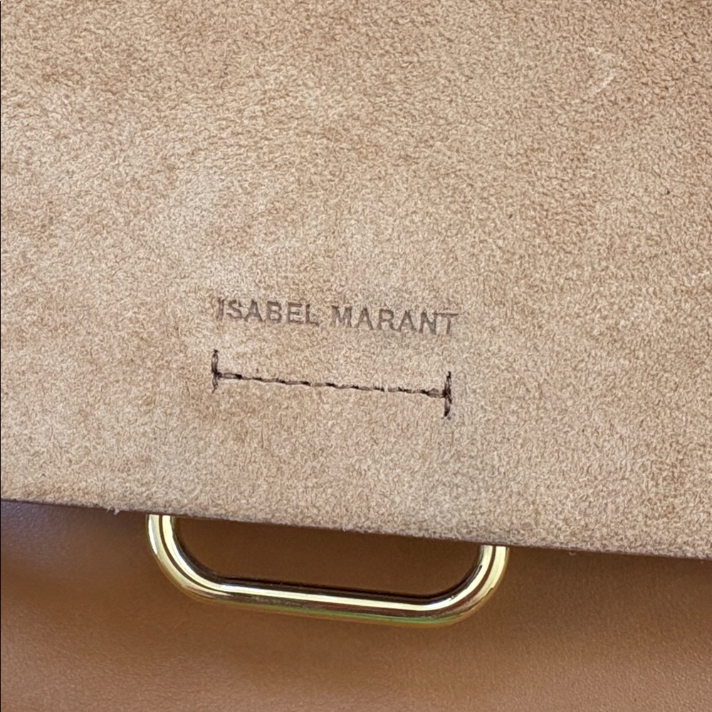 Isabel Marant Asli Leather and Suede Crossbody Bag. - Picture 6 of 12